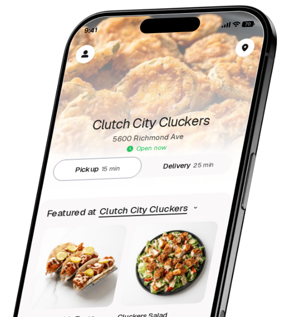Clutch City Cluckers app preview