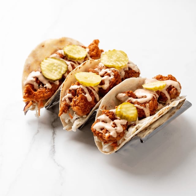 Shrimp Daddy Tacos.