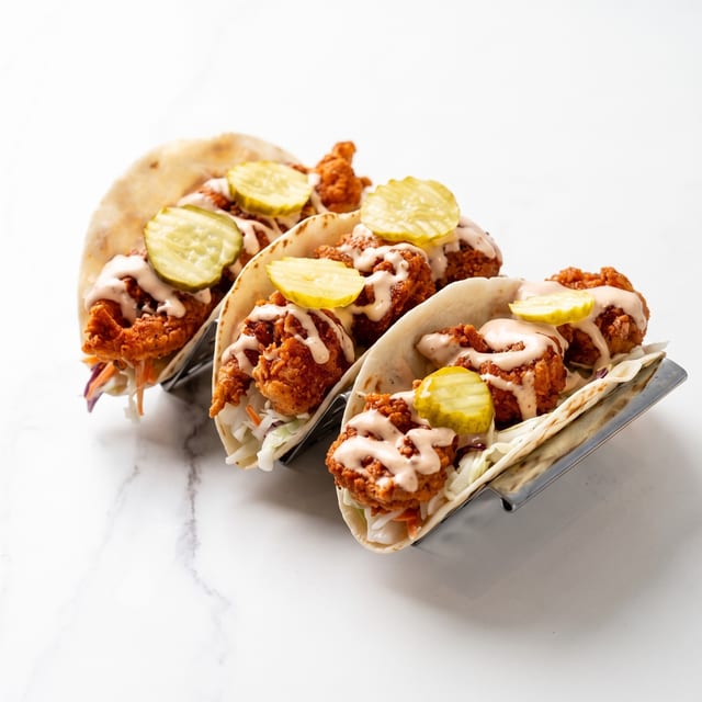 Shrimp Daddy Tacos.
