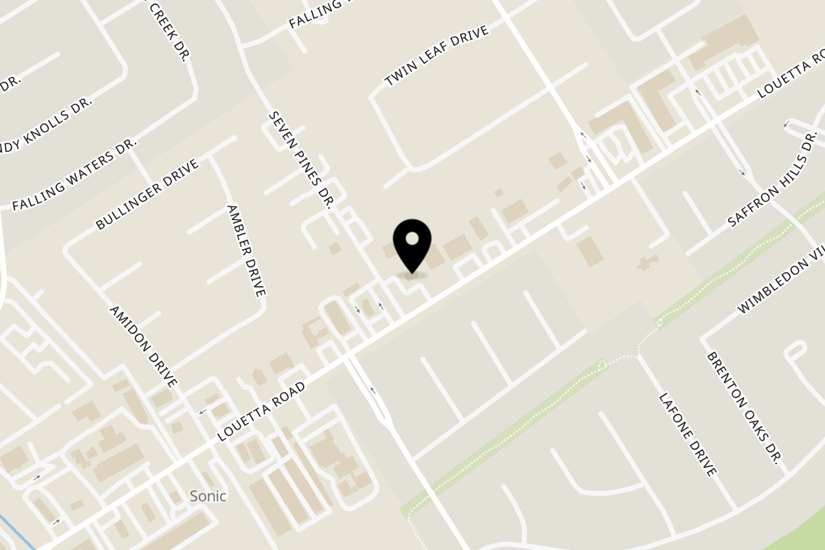 Map showing the location of Clutch City Cluckers Spring on 6730 Louetta Rd in Spring