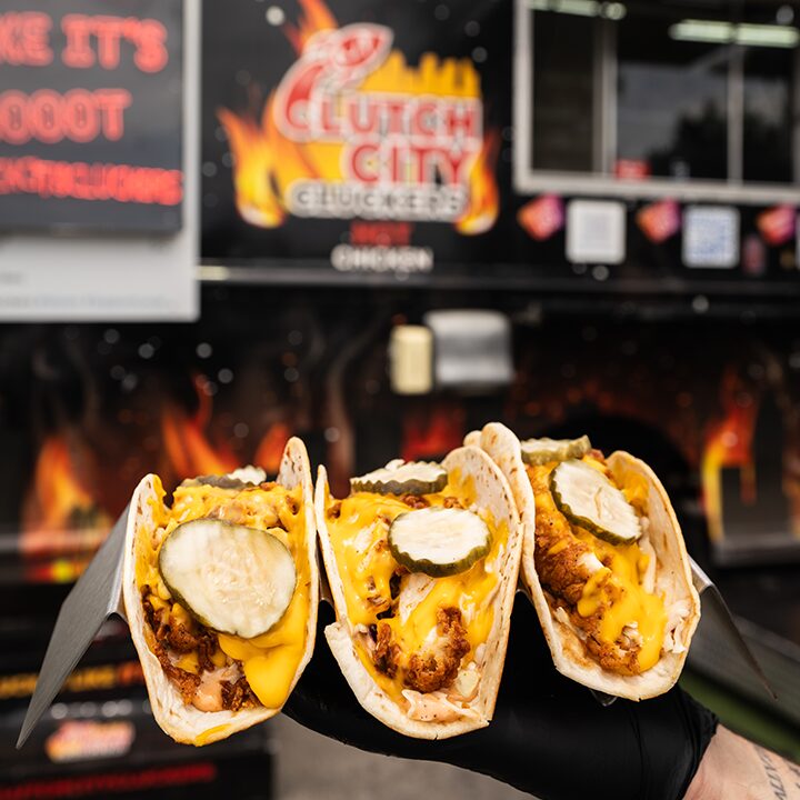 Nashville Hot Chicken Sandwich At Clutch City Cluckers Katy Tx